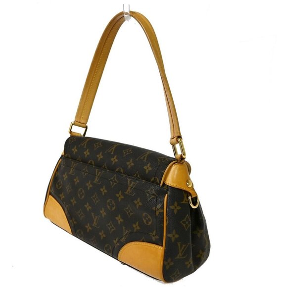 LOUIS VUITTON Logo Beverly MM Shoulder Bag Monogram Leather - Picture 5 of 13
